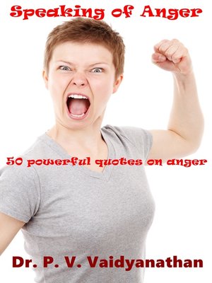 cover image of Speaking of Anger